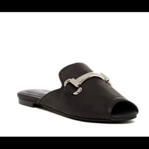 Jeffrey Campbell “Trolley” Open Toe Bit Mule